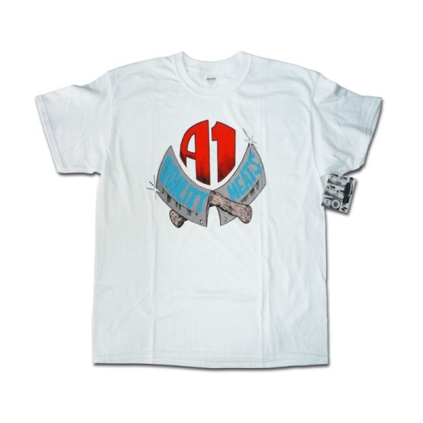 画像1: DEAR SKATING "A-1 MEATS TEE" - WHITE (1)