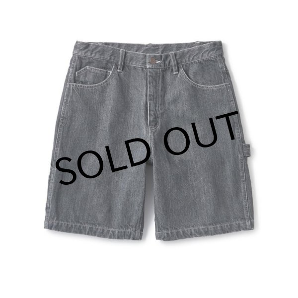 画像1: FTC "DENIM PAINTER SHORT" - BLACK (1)