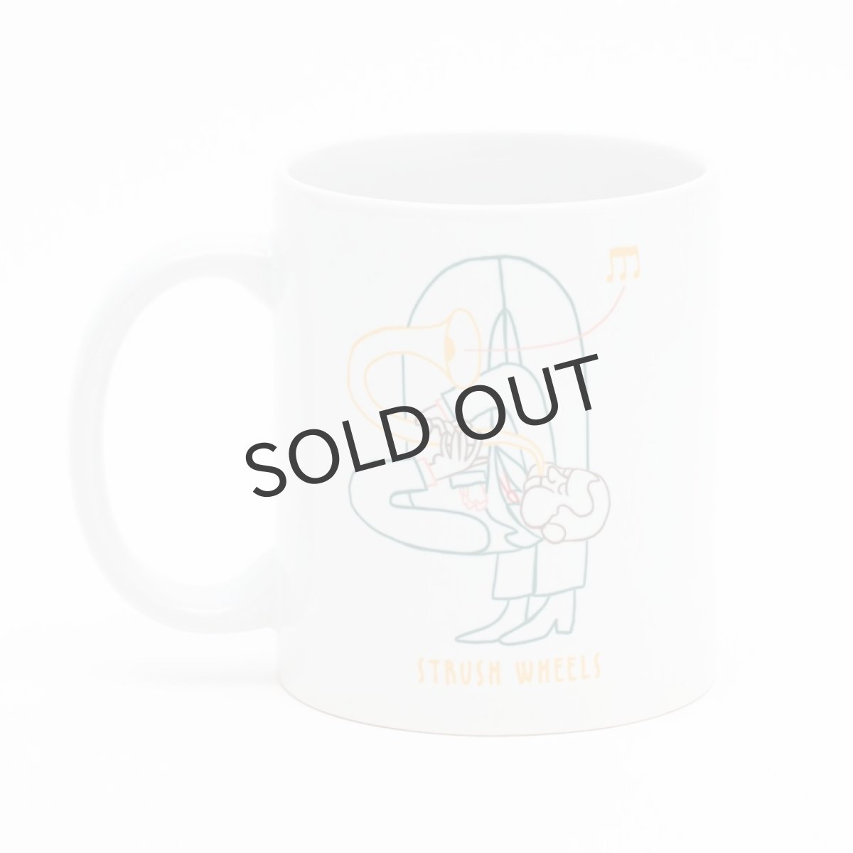 画像1: STRUSH WHEELS "JAZZ MAN MUG CUP Art by Soy Panday"  (1)