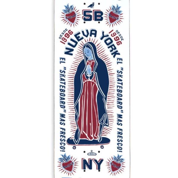 画像2: 5BORO "CINCO BARRIOS WHITE" - 8.0inch (2)