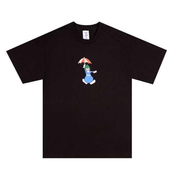 画像1: 【SALE】ALLTIMERS "BIG DROP TEE” - BLACK (1)
