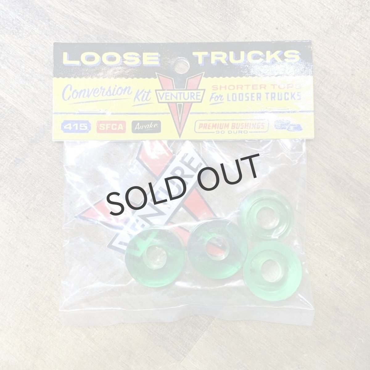 画像1: VENTURE TRUCKS "BUSHINGS LOOSE TRUCKS CONVERSION KIT" - 90D (1)