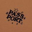 画像4: PASS~PORT "DUMB?LUCK LADDER TEE" - CARAMEL (4)