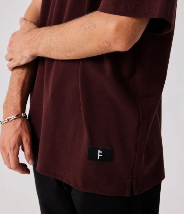 画像4: FORMER MERCHANDISE "UNIFORM POLO" - BURGUNDY (4)