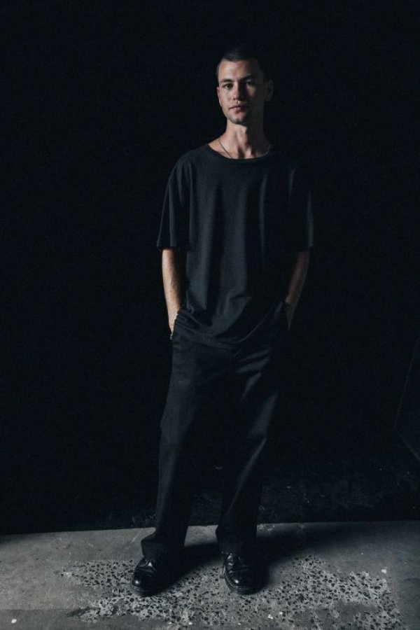 画像7: FORMER MERCHANDISE "CA HEMP T-SHIRT" - WASHED BLACK (7)