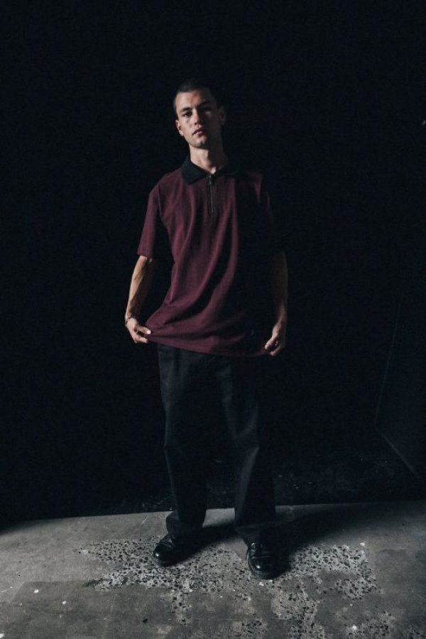 画像6: FORMER MERCHANDISE "UNIFORM POLO" - BURGUNDY (6)