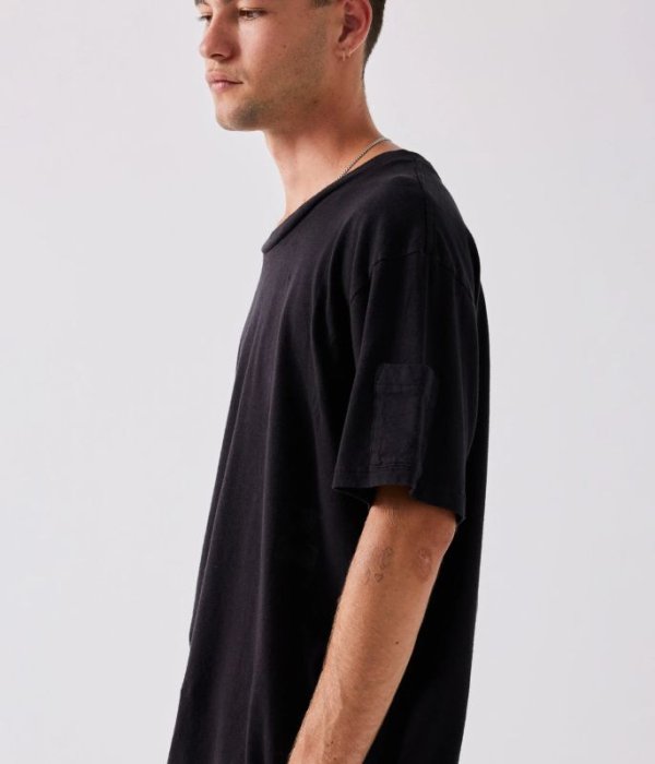 画像3: FORMER MERCHANDISE "CA HEMP T-SHIRT" - WASHED BLACK (3)