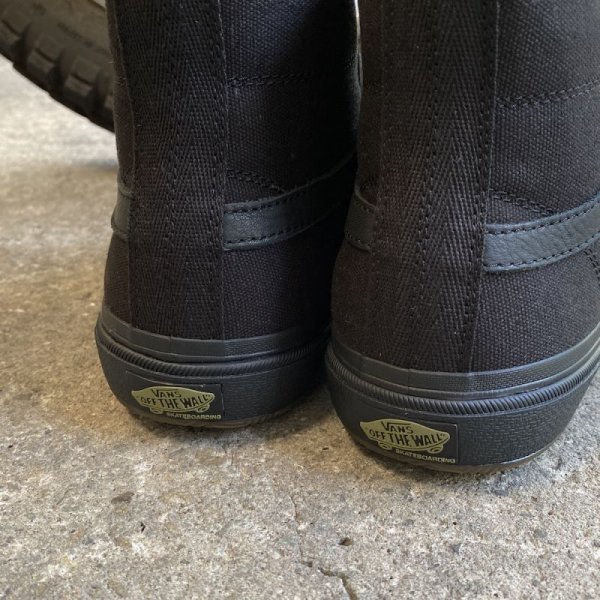 画像5: VANS "CROCKETT HIGH SHOES" - BUTTER LEATHER BLACK / BLACK ［USA企画］ (5)