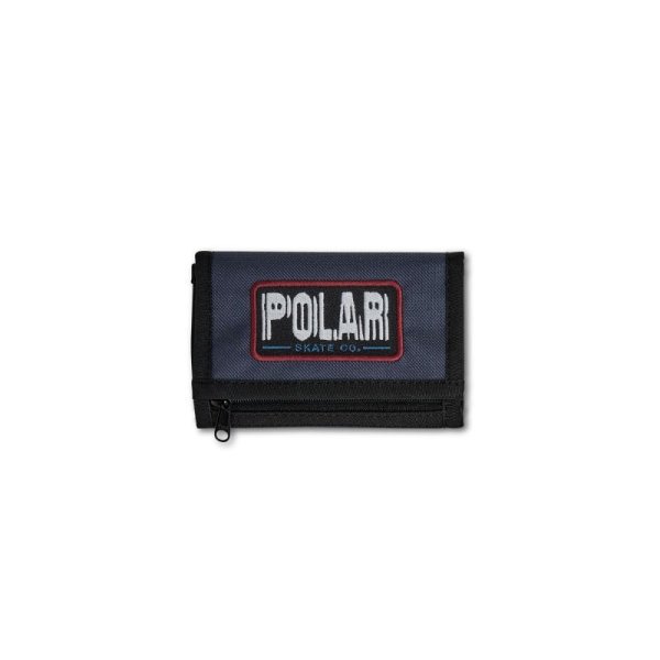 画像1: POLAR SKATE CO. "EARTHQUAKE KEY WALLET" - NAVY (1)