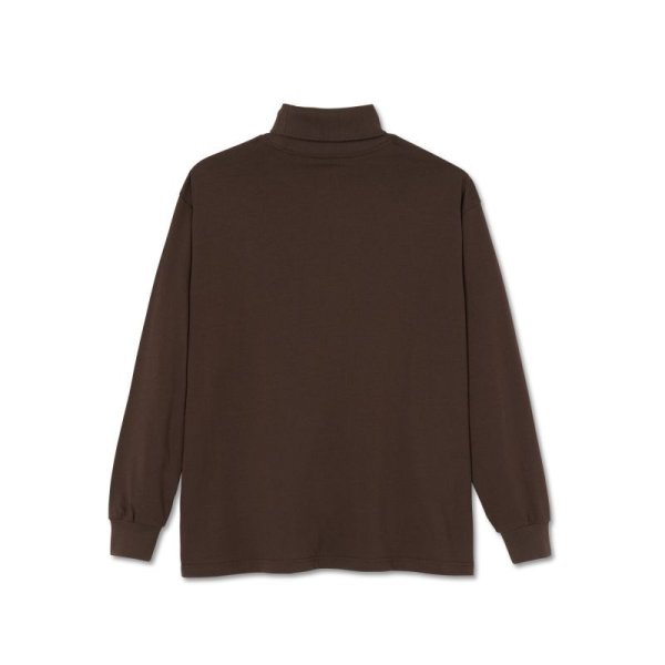 画像2: POLAR SKATE CO. "POLAR TURTLENECK" - CHOCOLATE  (2)