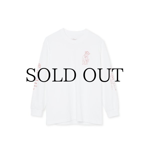 画像1: POLAR SKATE CO. "SEEN BETTER DAYS LS TEE" - WHITE  (1)