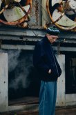 画像7: COMFORTABLE REASON "STRIPE TAM O'SHANTER HAT" - NAVY (7)