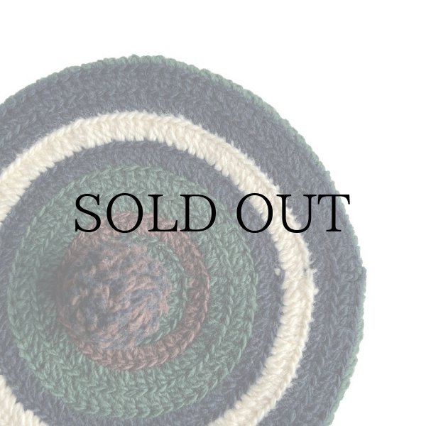 画像1: COMFORTABLE REASON "STRIPE TAM O'SHANTER HAT" - NAVY (1)