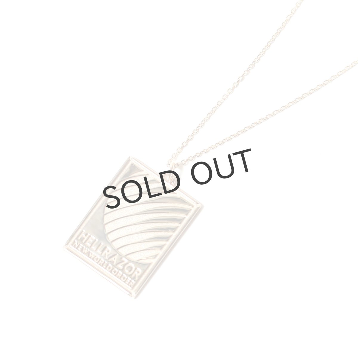 画像2: HELLRAZOR "REMEMBER YOU MUST DIE NECKLACE w/ POUCH" - 10K GOLD (2)