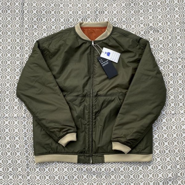 画像2: NOROLL "LIGHT SPACE JACKET" - ORANGE×OLIVE (2)