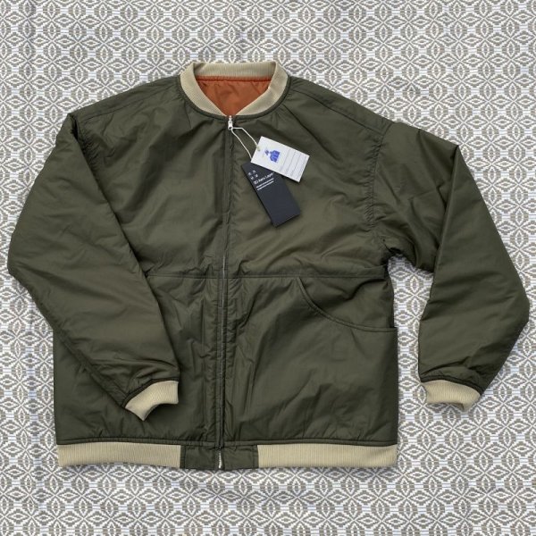 画像3: NOROLL "LIGHT SPACE JACKET" - ORANGE×OLIVE (3)