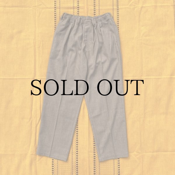 画像2: COMFORTABLE REASON "WASHABLE WOOL SLACKS" - TOP BROWN (2)