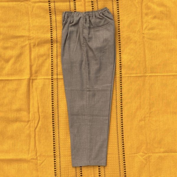 画像6: COMFORTABLE REASON "WASHABLE WOOL SLACKS" - TOP BROWN (6)