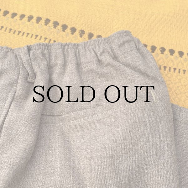 画像7: COMFORTABLE REASON "WASHABLE WOOL SLACKS" - TOP BROWN (7)