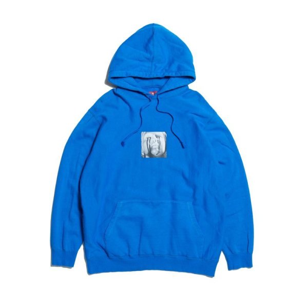 画像1: 【 SALE 20% off 】HELLRAZOR "ANGEL CRY PULLOVER HOODIE" - BLUE (1)