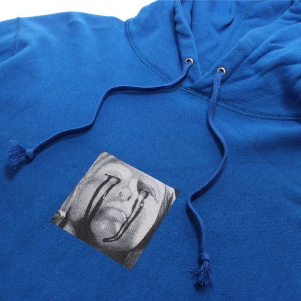 画像2: 【 SALE 20% off 】HELLRAZOR "ANGEL CRY PULLOVER HOODIE" - BLUE (2)