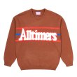 画像1: 【SALE】ALLTIMERS "BROADWAY KNIT SWEATER" - BROWN (1)