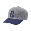 画像1: BRIXTON "BIG B MP CAP" - DARK HEATHER GREY/WASHED NAVY (1)