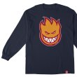 画像1: SPITFIRE WHEELS "SF BIG HEAD LS TEE" - NAVY(YOUTH SIZE ) (1)