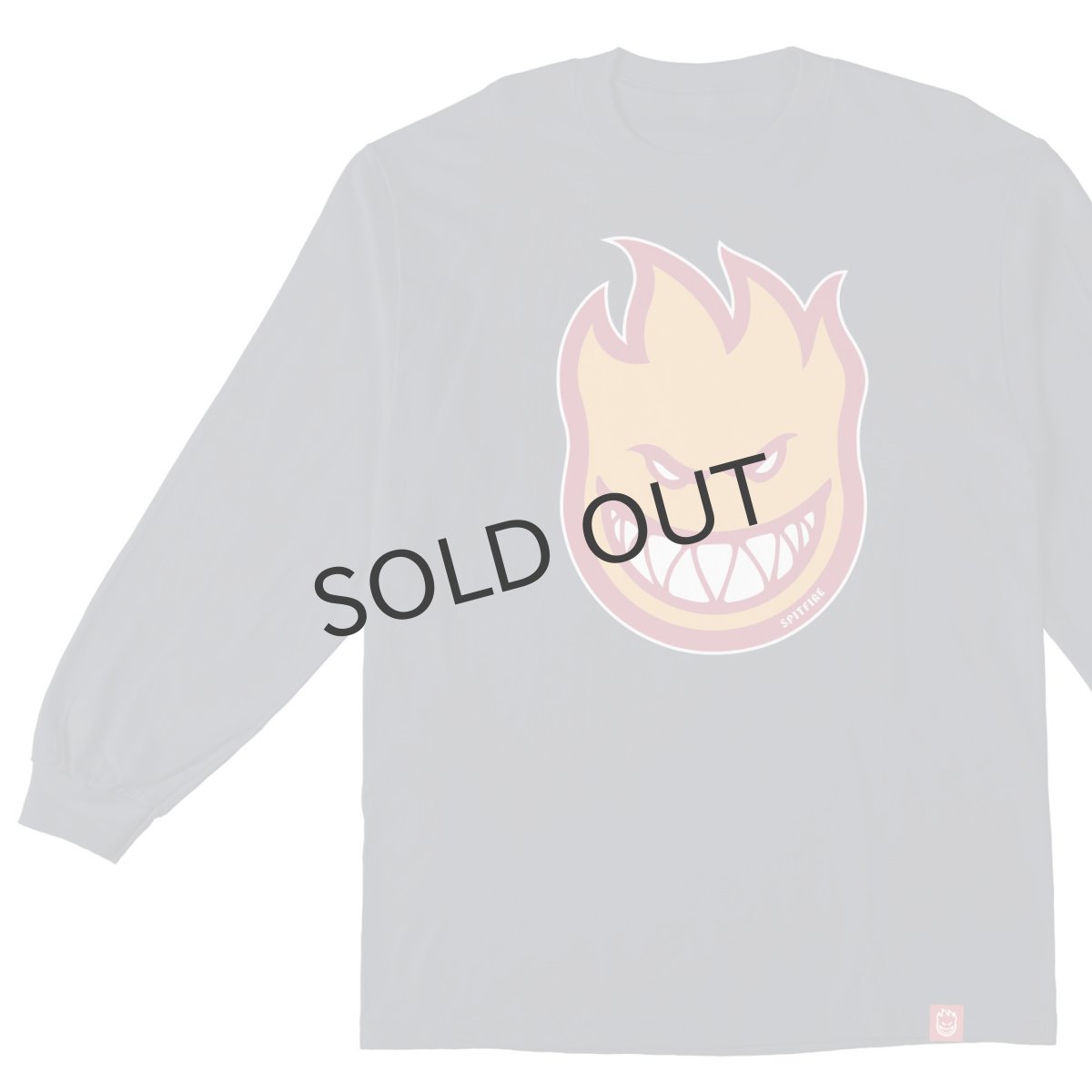 画像1: SPITFIRE WHEELS "SF BIG HEAD LS TEE" - NAVY(YOUTH SIZE ) (1)