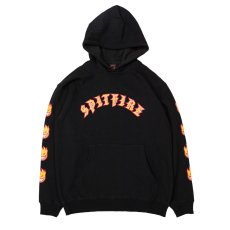 画像1: SPITFIRE WHEELS "SF HOODIE OLD E BIG HEAD" - BLACK (1)