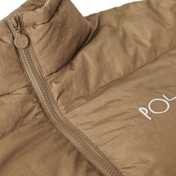 画像3: POLAR SKATE CO. "POCKET PUFFER JACKET" - ANTIQUE GOLD (3)