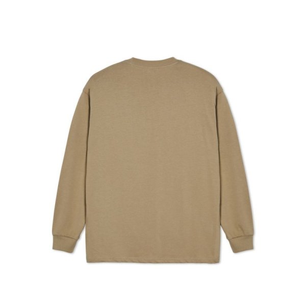 画像2: POLAR SKATE CO. "TEAM LS TEE" - ANTIQUE GOLD (2)