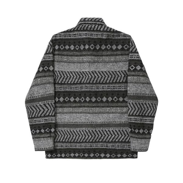 画像2: HELAS "JOSHUA LS OVER SHIRT" - BLACK/GREY (2)