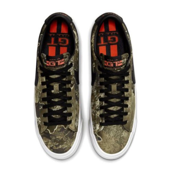 画像2: NIKE SB "BLAZER LOW PRO GT PRM" - BLACK/SAFETY ORANGE (2)