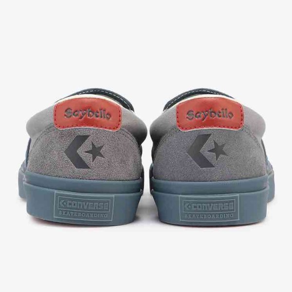 画像6: 【SALE】CONVERSE SKATEBOARDING "CS SLIP-ON SK SAYHELLO +" - BLUE/GREEN/GRAY (6)