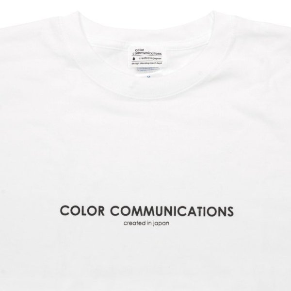 画像2: COLOR COMMUNICATIONS "LONG SLEEVE T-SHIRT / HP HEADER" - WHITE (2)