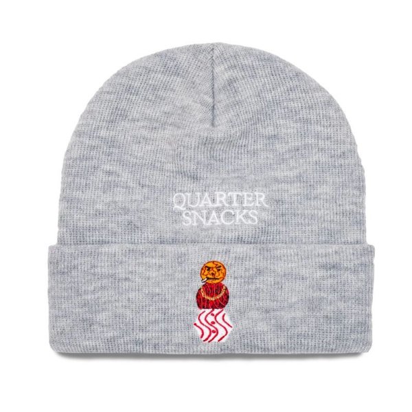 画像1: QUARTERSNACKS "Snackman Beanie " -Grey (1)