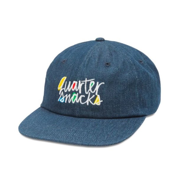 画像1: QUARTERSNACKS "Pop Art Cap " -Dark Denim (1)