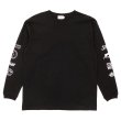 画像1: STRUSH WHEELS X COLOR COMMUNICATIONS "LONG SLEEVE T-SHIRT / LOGOS SLEEVE" - BLACK (1)