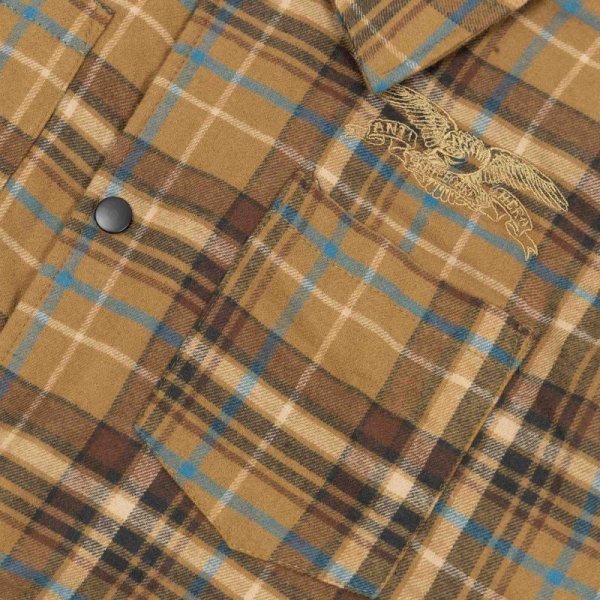 画像2: ANTI HERO "BASIC EAGLE FLANNEL JACKET" - MULTI COLOR (2)
