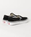 画像2: VANS "SKATE SLIP-ON" - BLK/WHT ［USA企画］ (2)