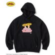 画像1: 【SALE】FTC x BEAVIS AND BUTT-HEAD "CHEWING GUM PULLOVER HOODY" - BLACK (1)