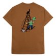 画像1: PASS~PORT "DUMB?LUCK LADDER TEE" - CARAMEL (1)
