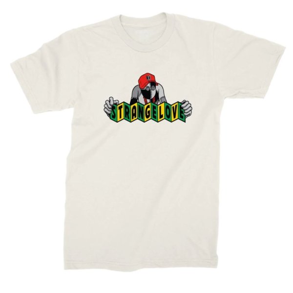 画像1: STRANGE LOVE "Rag Doll Logo Tee" - NATURAL/GRAY (1)