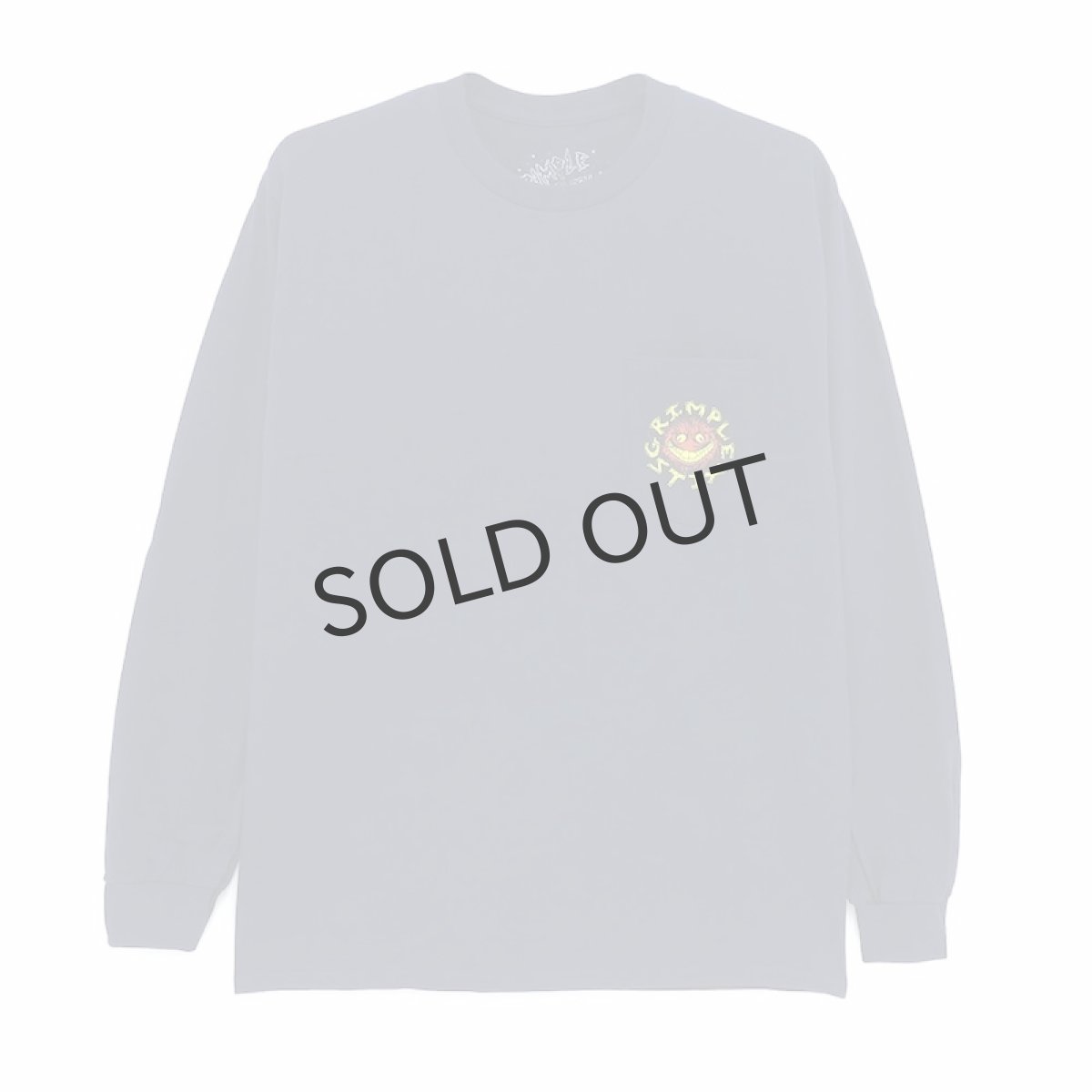 画像1: ANTIHERO " GRIMPLE STIX POCKET LS TEE " - NAVY (1)