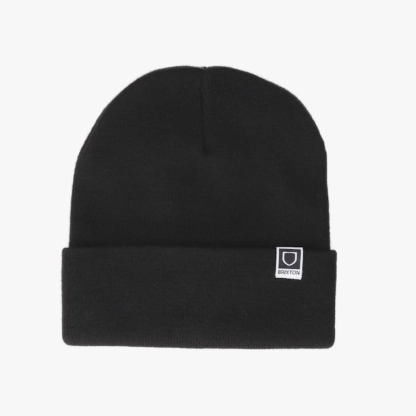 画像1: BRIXTON "HARBOR BETA WATCH CAP BEANIE" - BLACK (1)