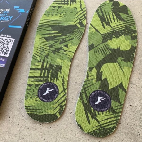 画像2: FOOT PRINT INSOLES "FLAT 3mm" - GREEN CAMO［HO-22］ (2)