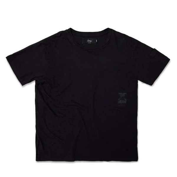 画像1: FORMER MERCHANDISE "CA HEMP T-SHIRT" - WASHED BLACK (1)