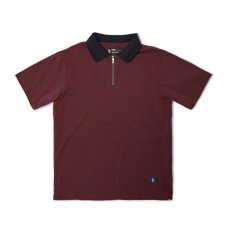 画像1: FORMER MERCHANDISE "UNIFORM POLO" - BURGUNDY (1)