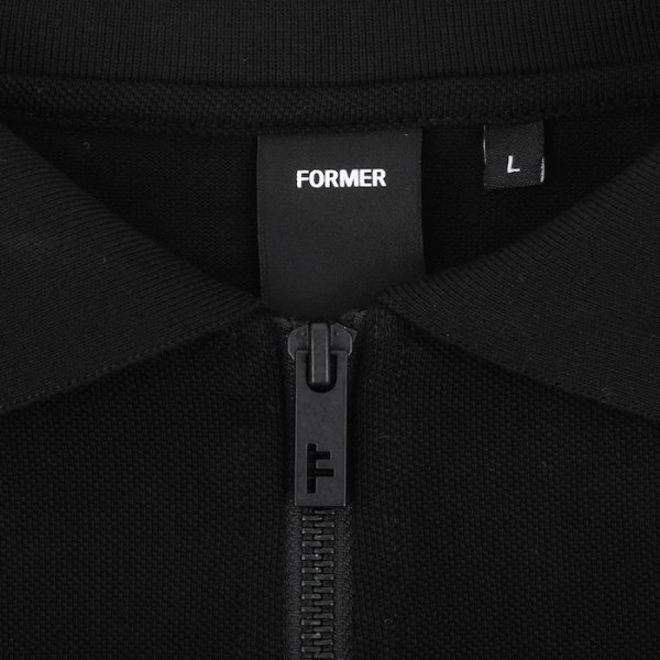 画像5: FORMER MERCHANDISE "UNIFORM SS POLO" - BLACK (5)